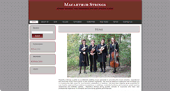 Desktop Screenshot of macarthurstrings.com.au